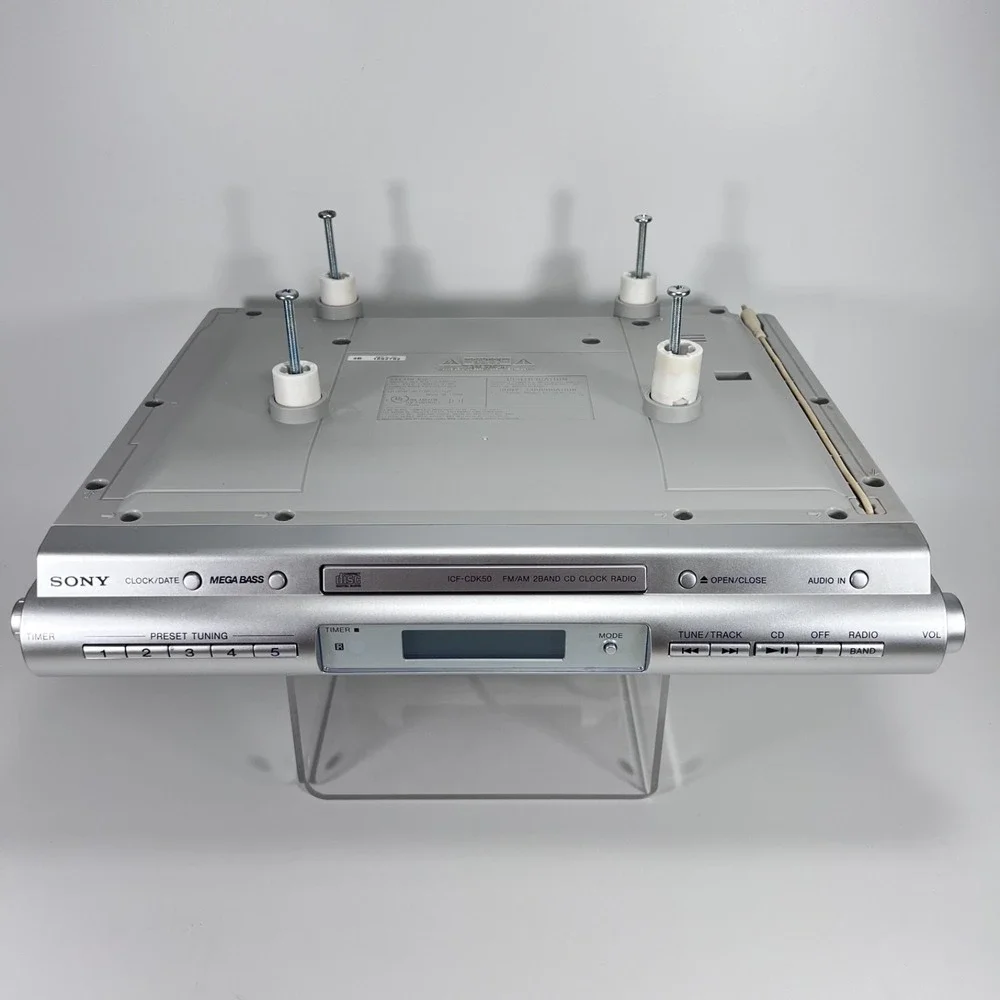 SONY‎ ICF-CDK50 Under Cabinet AM/FM Radio CD Player W/ Remote And Mounts